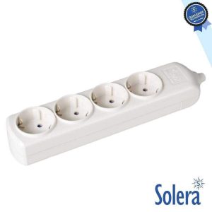 Extensão Elétrica 4x Schuko SOLERA - (SLR-8004)