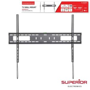 Suporte Lcd/LED 60/100" Fixo Slim Vesa 900/600 75kg - (SUP-60100FIXEDSLIM)
