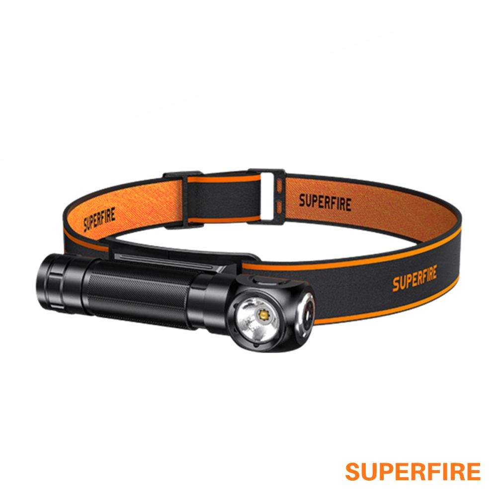 Lanterna de Mão 2em1 10W 1000lm IP43 SUPERFIRE - (TH04-S)