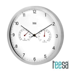 Relógio de Parede Analógico Branco 30cm TEESA - (TSA0049)