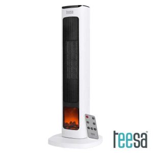 Aquecedor Termoventilador Torre 1000/2000W C/ Comando TEESA - (TSA8052)