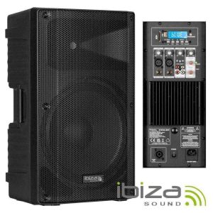 Coluna BI-Amplificada 15" 600Wmáx BT/TWS IBIZA - (XTK15A-MKII)