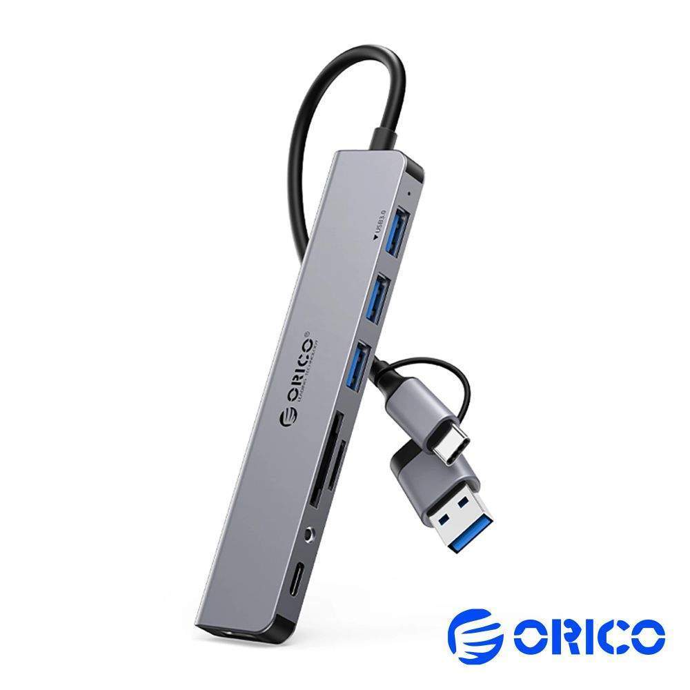 Hub USB 3 Portas USB 3.0/1x USB-C/1x Jack 3.5/2x Cartão SD - (YSA8-U3)