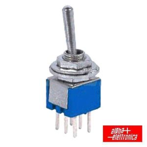 Interruptor Alavanca Miniatura On-Off-On Ci - (310-016)