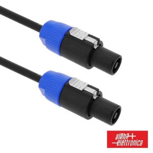 Cabo Speakon 4P Macho / Macho Cobre Puro 10m ALPHA - (40-004/10B)