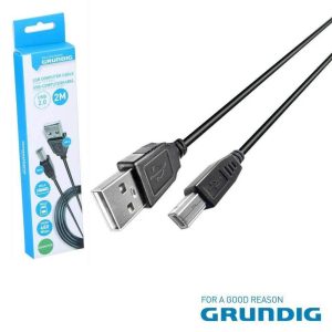 Cabo USB-A 2.0 Macho / USB-B Macho 2m GRUNDIG - (47241)