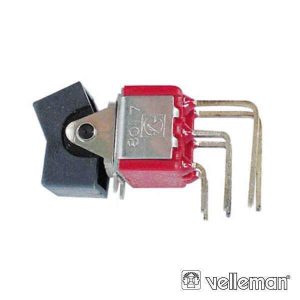 Interruptor Basculante Dpdt (On)-Off-(On) 90° Pci VELLEMAN - (8018LA)