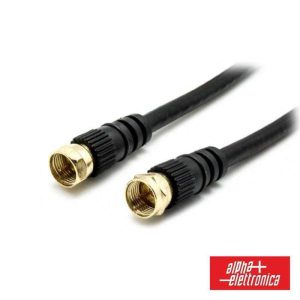 Cabo C/ Ficha F Macho / Ficha F Macho 3m Polybag - (86-064/3B)