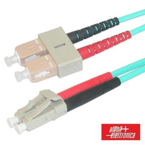 Cabo Fibra Óptica Multimodo Om3 3mm Sc/Upc-Lc/Upc 3m Alpha - (95-921/003)