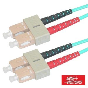 Cabo Fibra Óptica Multimodo Om3 3mm Sc/Upc-Sc/Upc 5m Alpha - (95-922/005)