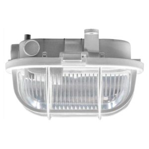 Aplique Olho de Boi E27 IP44 Cinzento - (A1110SZ-P)