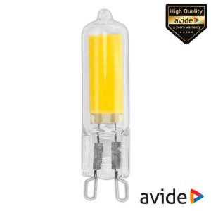 Lâmpada LED COB G9 5W 230V 4000K Dimável 500lm AVIDE - (ABG9NW-5WN-CL-D)