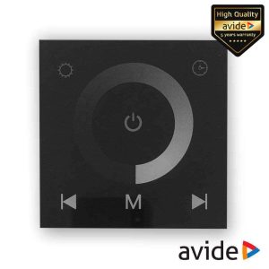 Interruptor de Parede Tátil P/ Fita LED Monocor 12V 8A AVIDE - (ABLS12VTPRDIMM)
