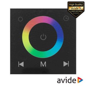 Interruptor de Parede Tátil P/ Fita LEDS RGB 12V 12A AVIDE - (ABLS12VTPRGB-RFC)