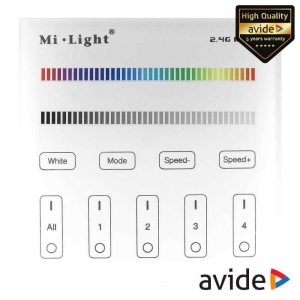 Interruptor de Parede Tátil P/ Fita LEDS 12V RGBW AVIDE - (ABLS12VTPRRGBW)