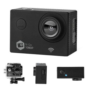 Câmara De Ação Full HD 1080p Wi-Fi À Prova De Água - (ACAM21BK)