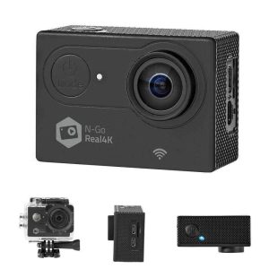 Câmara De Ação Real 4K Ultra HD Wi-Fi À Prova De Água - (ACAM61BK)