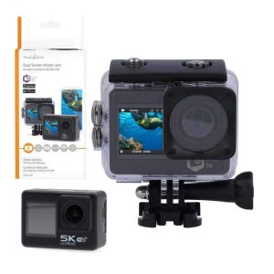 Câmara De Ação 5K À Prova De Água C/ Acessorios e WIFI NEDIS - (ACAM71BK)