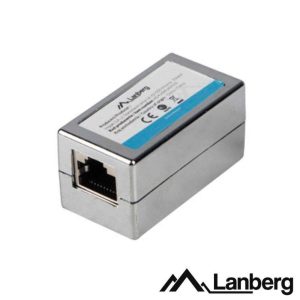 Ficha Adaptadora RJ45 CAT6 Fêmea/Fêmea LANBERG - (AD-RJ45-RJ45-OS6)