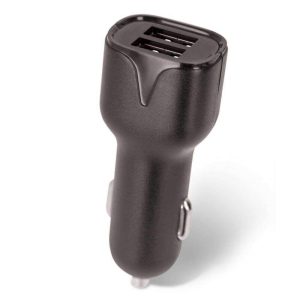 Adaptador Isqueiro 12V/24V / 2 USB 5v 2.4A Preto - (ADAP-ISQ01)