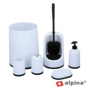 Conjunto Acessórios Casa De Banho PP 6 Peças ALPINA - (ALP872)