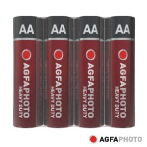 Pilha Zinco-Carvão R6/AA 1.5V 4x AGFAPHOTO - (APFAAS4)