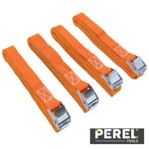 Correia De Fixação 200 kg - 3.6 m x 25 mm - 4 unidades PEREL - (ARAT9-4)