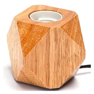 Candeeiro Mesa 1x E27 Madeira 1.5m - (B103113N5)