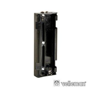 Suporte P/ 6 Pilhas C C/ Terminais Clip VELLEMAN - (BH261B)