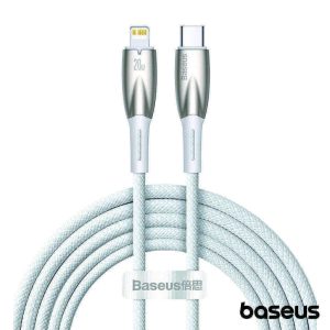 Cabo USB-C Macho P/ Lightning Macho 20W 2m Glimmer BASEUS - (CADH000102)