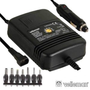 Alimentador Ficha Isqueiro 12V/24V 2a C/ 7 Fichas HQ POWER - (CARS2000)