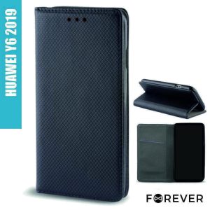 Capa Magnética Smart 2em1 P/ HUAWEI Y6 2019 Preta - (CASEHUAWEIY619)