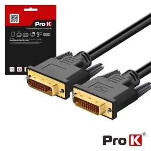 Cabo DVI-D Macho Dual Link / DVI-D Dual Link Macho 2m PROK - (CDVI-D)