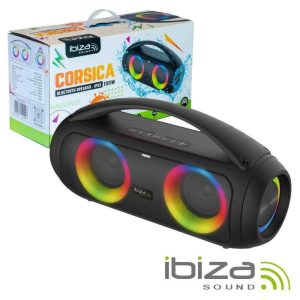 Coluna Bluetooth V5.3 100W BT/USB/MicroSD/FM/AUX/TWS IPX5 - (CORSICA)