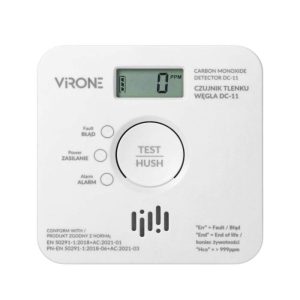 Detetor de Monóxido Carbono C/ Alarme VIRONE - (DC-11)