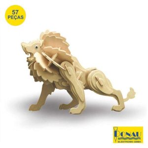 Leão Painéis De Contraplacado C/ 57 Peças Donau - (DNM871-1)