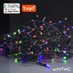 Grinalda 120 LED Multicor APP TUYA 220V 9m - (ECL-120-TY-MC)