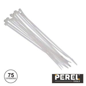 Abraçadeira Plástica 75x Branco Perel - (ECTWMIX)