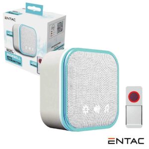 Campainha S/ Fios C/ 1 Receptor 3xAA 150m ENTAC - (EDB-BO-44)