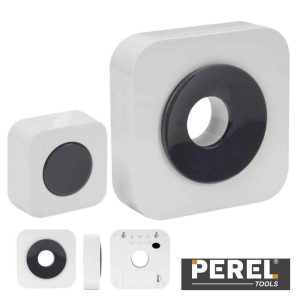 Campainha S/ Fios C/ 1 Receptor Portátil 100M Perel - (EDB8)