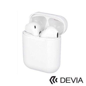 Auriculares Bluetooth V5.0 TWS Brancos Kintone V2 DEVIA - (EM053W)
