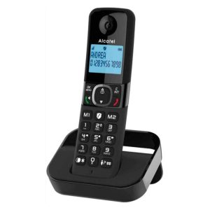 Telefone S/ Fios C/ Mãos Livres Preto ALCATEL - (F860)