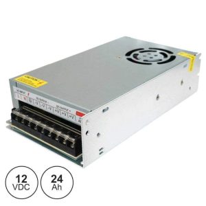 Fonte De Alimentação Industrial 12V 300W 24a - (FAI12V-24A(L))
