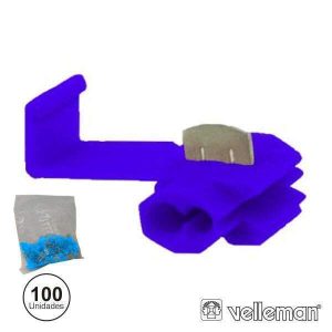 Conjunto De 100 Quick Splice Azuis - (FBQS/100)