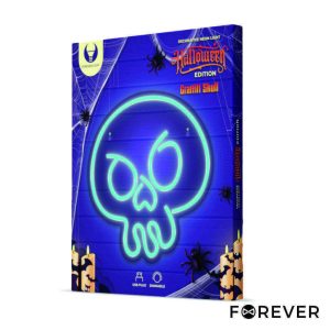 Luz LED Neon Em Forma de Caveira HALLOWEEN - (FPNE15)