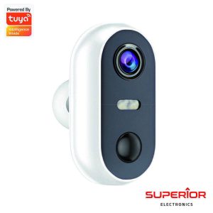 Câmara Vigilância IP 1080p Wifi TUYA IR BAT IP54 - (ICM004)