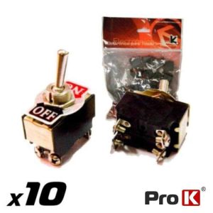 Interruptor Alavanca On-Off 10a/250v 10X PROK - (ITR102A/10)