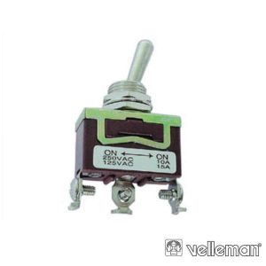 Comutador Alavanca Spdt On-Off-On 10A/250V - (JS-510G)