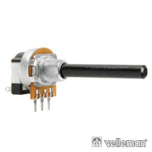 Potenciómetro Linear 22k Metálico C/ Interruptor - (K022AMS)