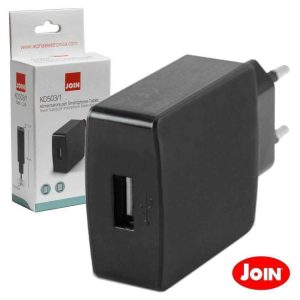 Alimentador Compacto Comutado 1 USB 5v 2.1A Preto JOIN - (KD503/1)